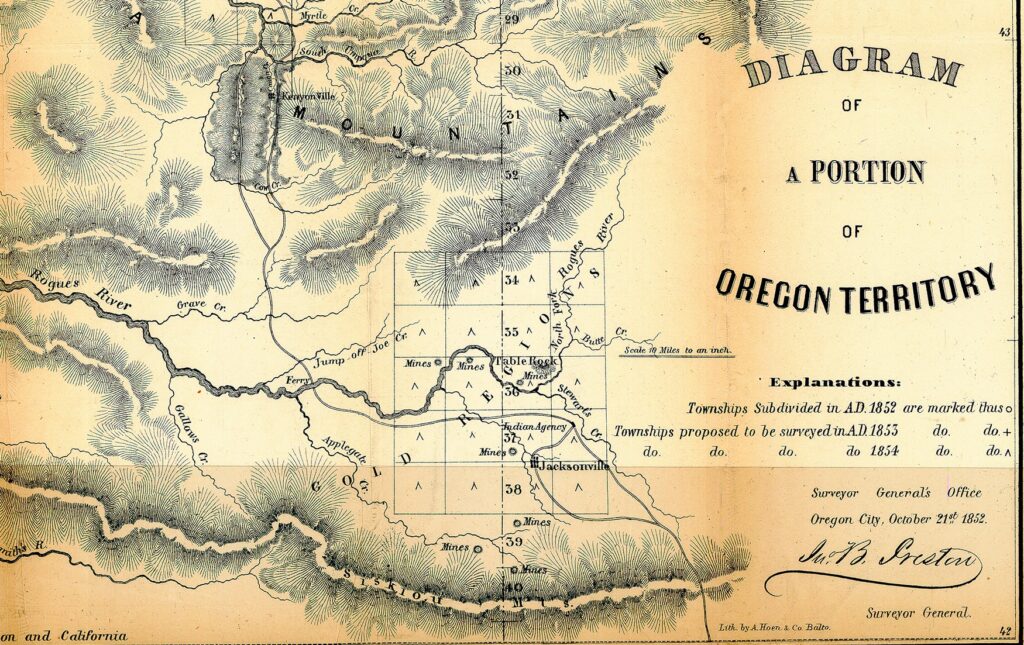 How the Applegate watershed was imagined in 1852 – McKee Bridge ...
